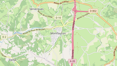 Carte de localisation de l'évènement
