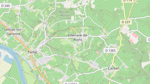 Carte de localisation de l'évènement