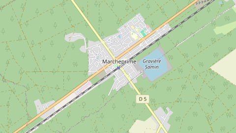 Carte de localisation de l'évènement