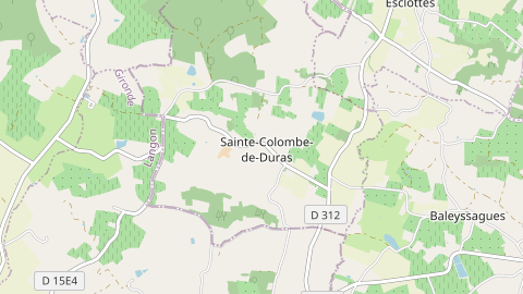 Carte de localisation de l'évènement