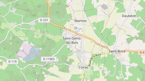 Carte de localisation de l'évènement