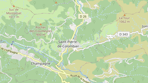 Carte de localisation de l'évènement