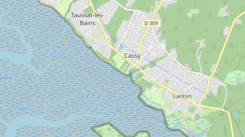 Carte de localisation de l'évènement