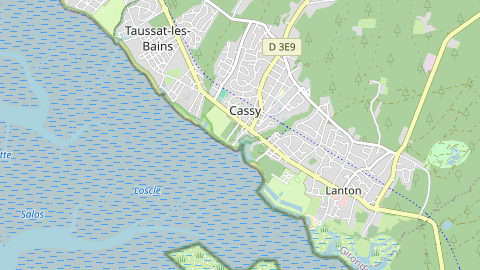 Carte de localisation de l'évènement