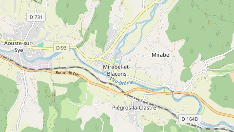 Carte de localisation de l'évènement