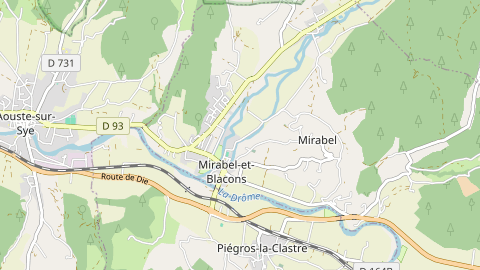 Carte de localisation de l'évènement