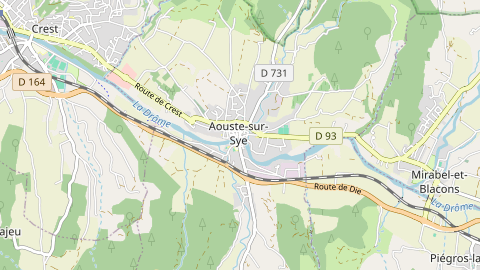 Carte de localisation de l'évènement