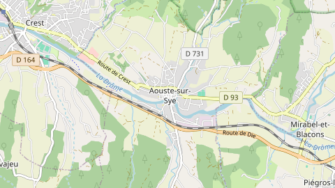 Carte de localisation de l'évènement