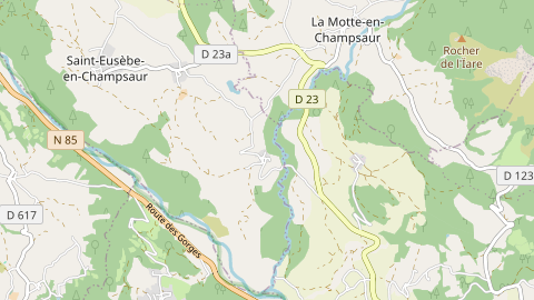 Carte de localisation de l'évènement