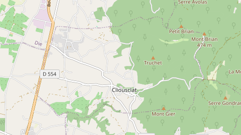 Carte de localisation de l'évènement