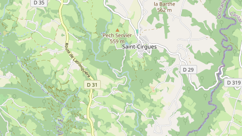 Carte de localisation de l'évènement