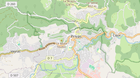 Carte de localisation de l'évènement