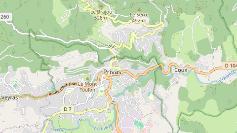 Carte de localisation de l'évènement