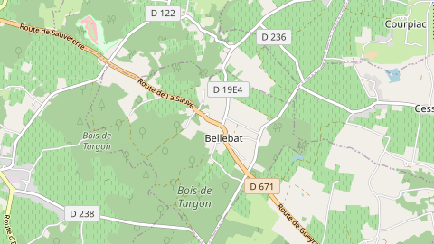 Carte de localisation de l'évènement