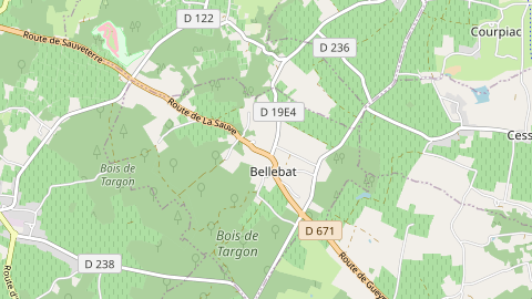 Carte de localisation de l'évènement
