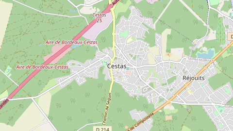 Carte de localisation de l'évènement