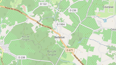 Carte de localisation de l'évènement