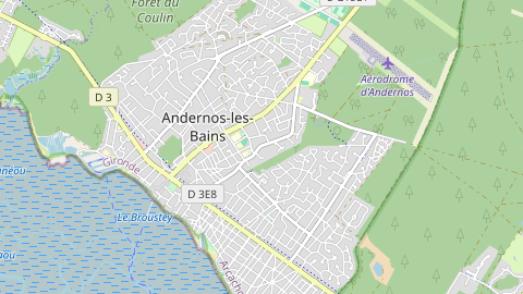 Carte de localisation de l'évènement