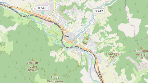 Carte de localisation de l'évènement