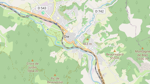 Carte de localisation de l'évènement