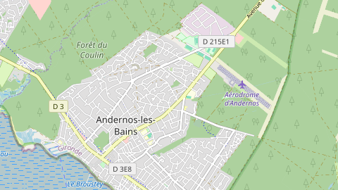 Carte de localisation de l'évènement