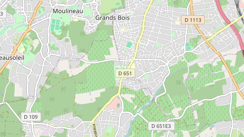Carte de localisation de l'évènement
