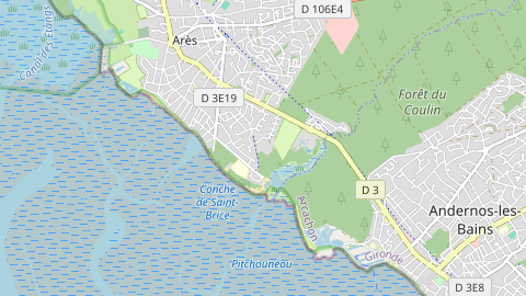 Carte de localisation de l'évènement