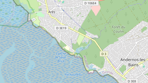 Carte de localisation de l'évènement