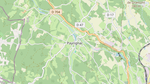 Carte de localisation de l'évènement