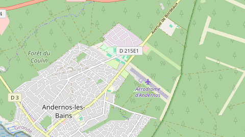 Carte de localisation de l'évènement