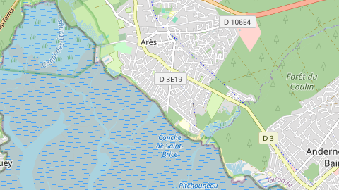 Carte de localisation de l'évènement