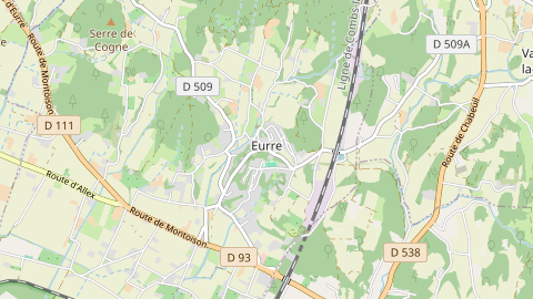 Carte de localisation de l'évènement