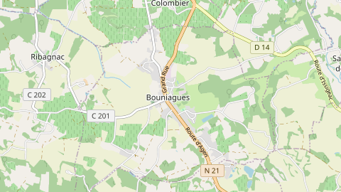 Carte de localisation de l'évènement