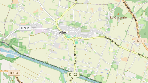 Carte de localisation de l'évènement