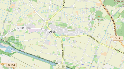 Carte de localisation de l'évènement