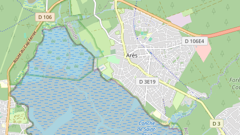 Carte de localisation de l'évènement
