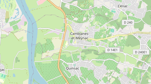 Carte de localisation de l'évènement