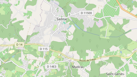 Carte de localisation de l'évènement