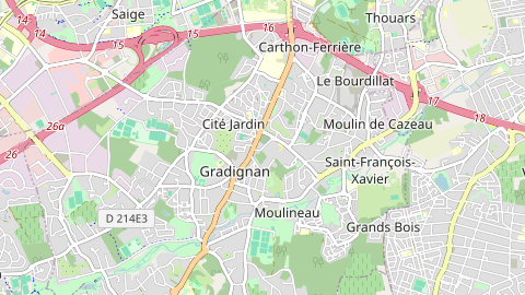 Carte de localisation de l'évènement
