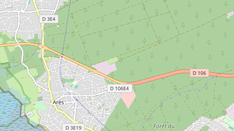 Carte de localisation de l'évènement