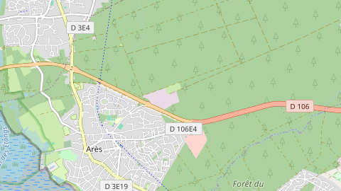 Carte de localisation de l'évènement