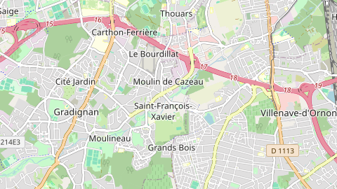 Carte de localisation de l'évènement
