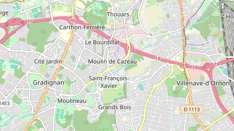 Carte de localisation de l'évènement