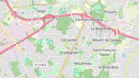 Carte de localisation de l'évènement