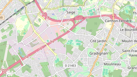 Carte de localisation de l'évènement