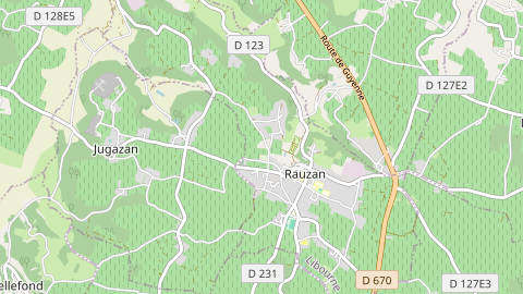 Carte de localisation de l'évènement