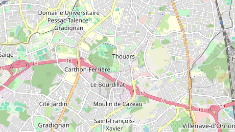 Carte de localisation de l'évènement