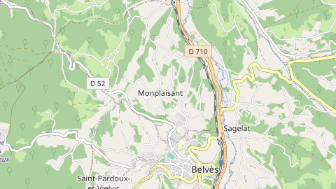 Carte de localisation de l'évènement