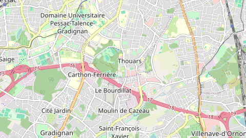Carte de localisation de l'évènement