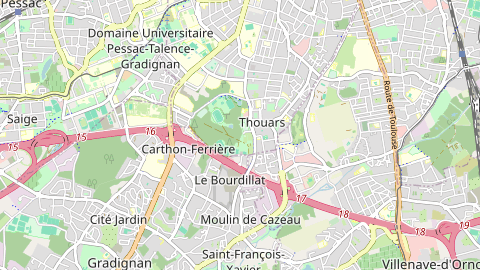 Carte de localisation de l'évènement